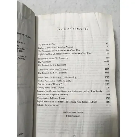 the new Oxford Annotated Bible Revised Standard version some pages stick - Picture 7 of 16